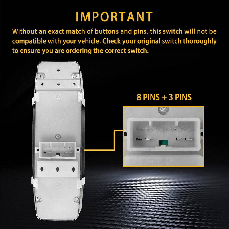 68086693AC Power Window Master Control Switch for Jeep Grand Cherokee Dodge Car