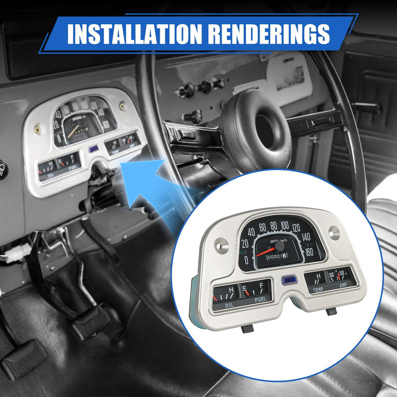 83100-60180 Speedometer Gauge Cluster for Toyota Land Cruiser FJ40 FJ45 BJ40