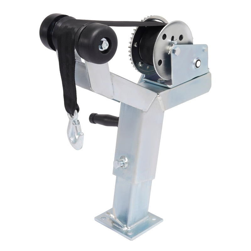 1400lbs Winch Stand Winch Post with Roller for Boat Trailers Adjustable
