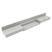DURAFORCE Rear Step Bumper 83" Gray Universal Screw-On for Enclosed Utility Body
