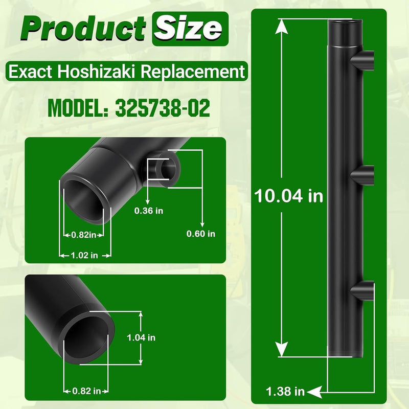 325738-02 Replacement Distributor Hose B for Hoshizaki Ice Maker Modular Flaker