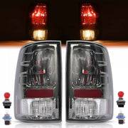 DURAFORCE Left Right Smoke Tail Lights Brake Lamps for Dodge Ram 1500 2500 3500 2009-2018