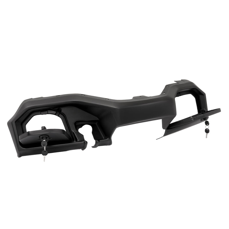 Black Golf Cart Dashboard Dash Cover w/ Key for Yamaha Drive2 2017-Up