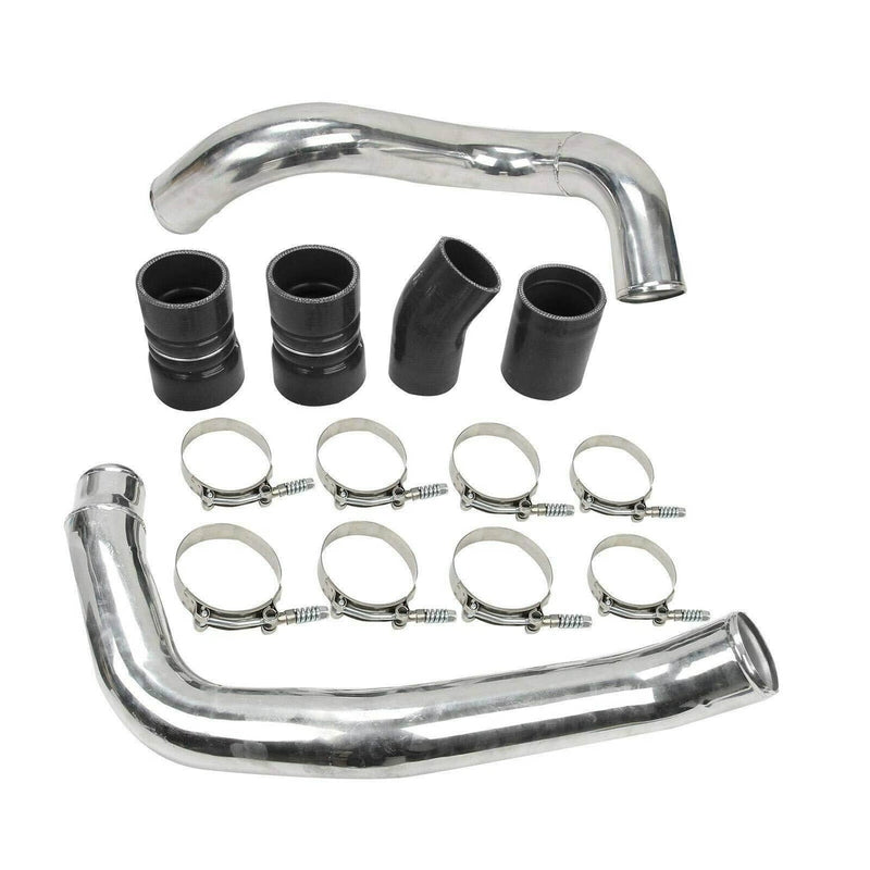 Silver Intercooler Pipe Boot Kit for 2003-2007 Ford 6.0L Powerstroke Diesel