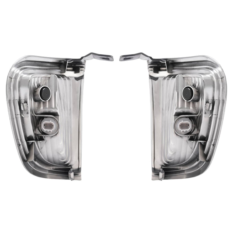 DURAFORCE White Headlights & Black Corner Light for Toyota Tacoma 2001 2002 2003 2004 4Pcs