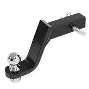 DURAFORCE Trailer Hitch Ball Mount With 2" Ball And Pin Fits 2" Receiver 7500 Lbs 6" Drop