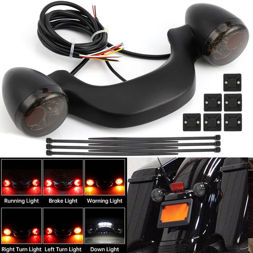 DURAFORCE Rear Turn Signal Brake Light Bar for Harley Street Glide Road Glide 10-23