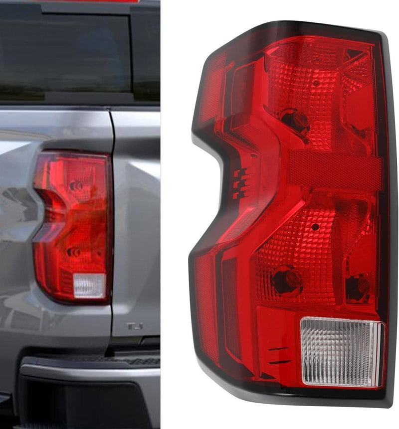 Driver Side Tail Light Halogen with Bulb for Chevrolet Colorado 2023-2024