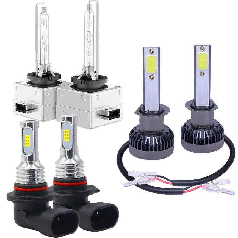 6000K LED Headlight Hi-Lo Beam Fog Light Bulbs for Cadillac Escalade