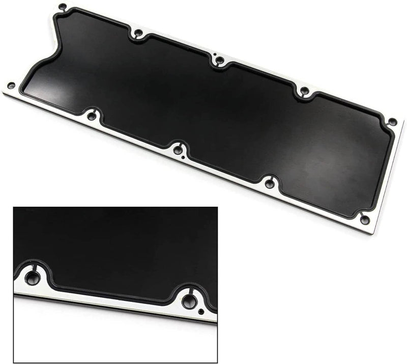 Billet Knock Sensor Delete LS6 LSX Gasket Plate for LS Gen 3 Valley Pan