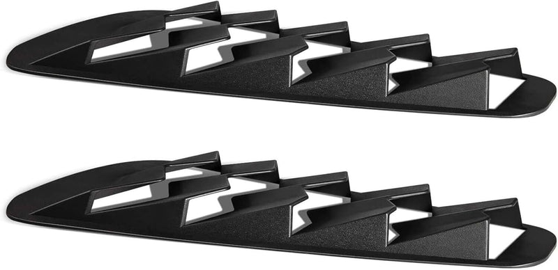 2Pcs Set Quarter Side Window Louvers Sun Shade Cover for Ford Mustang 2005-2014