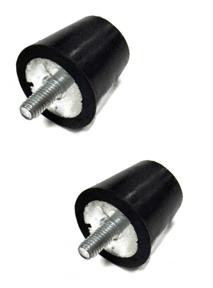 Rubber Bump Stops Suspension Bumpers 3/4 Inch Stud 5/16 18 Coarse Thread 2 Pack