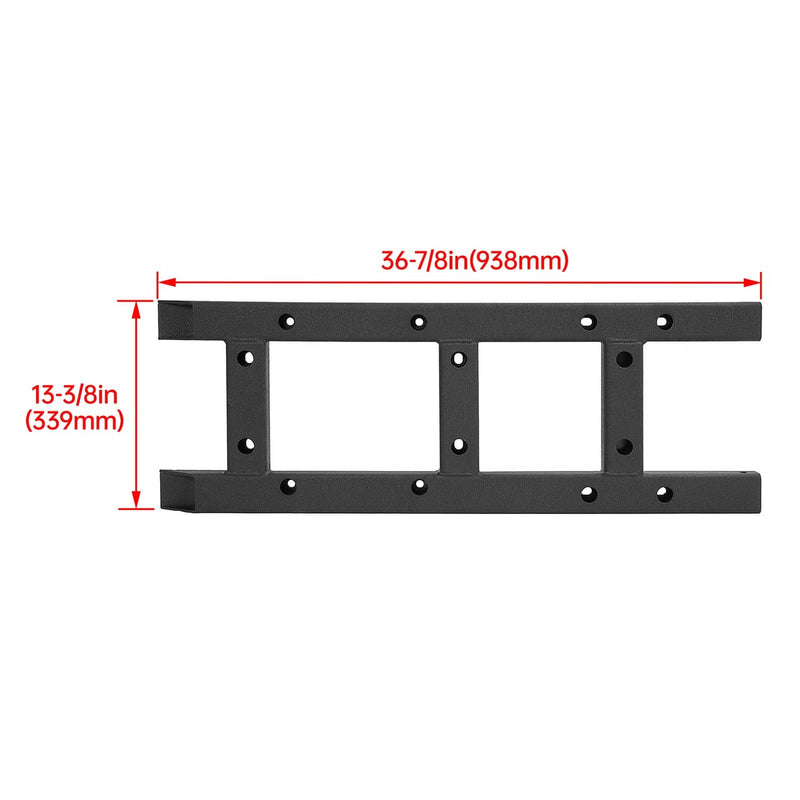 DURAFORCE Steel Rear Door Hinge Tailgate Reinforcement Kit for Jeep Wrangler JK 2007-2018