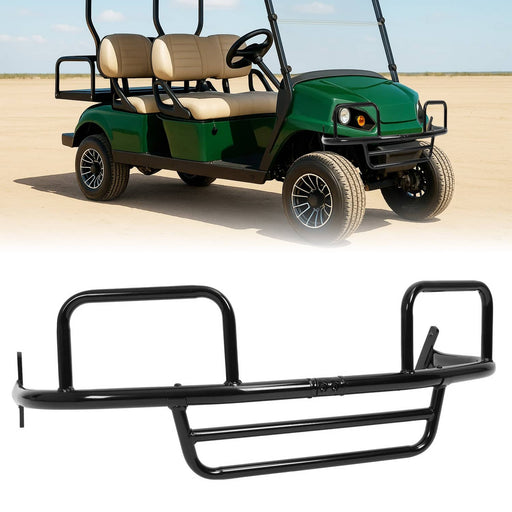DURAFORCE Front Brush Guard for E-Z-GO ST350 1996-Up Golf Cart Black Steel Powder Coat