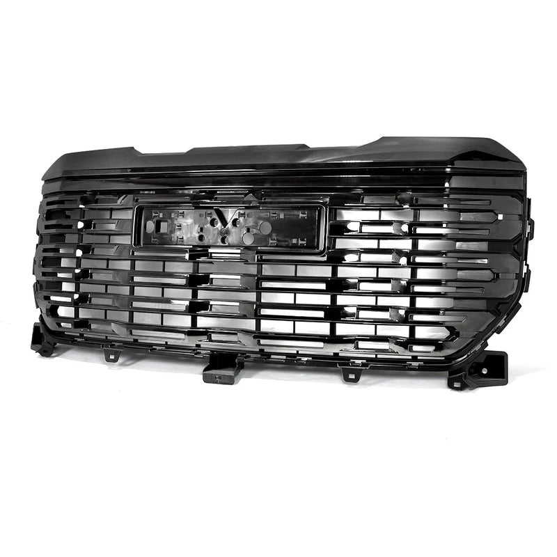 For 2022-2024 GMC Sierra 1500 Denali Black Chrome Front Bumper Grille Grill