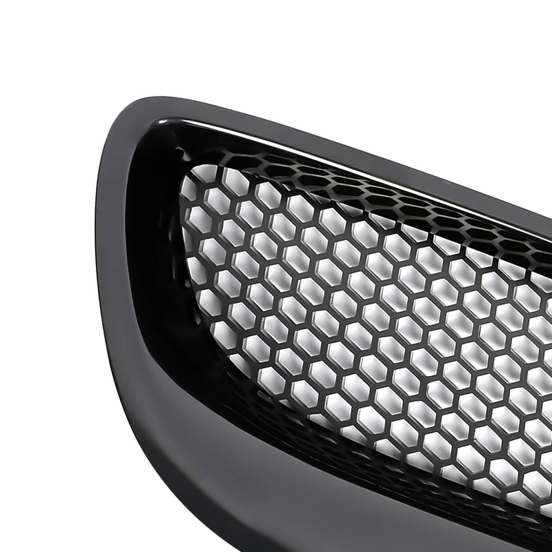 DURAFORCE Front Upper Kidney Grille Insert Left Right Black ABS for Pontiac GTO 2004-2006