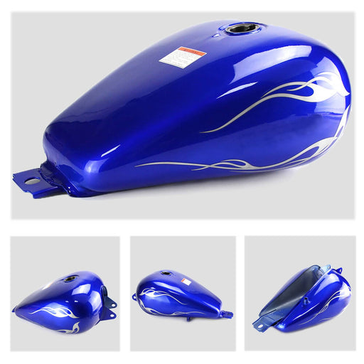 DURAFORCE Motorcycle CMX250C Blue 3.4 Gallons Fuel Gas Tank for Honda Rebel 250 1985-16