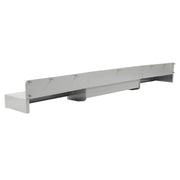 DURAFORCE Rear Step Bumper 83" Gray Universal Screw-On for Enclosed Utility Body