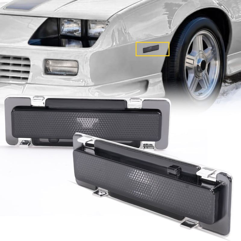 Side Marker Lights for Chevy Camaro for Pontiac Firebird 1982-1992 Smoke Lamps 2