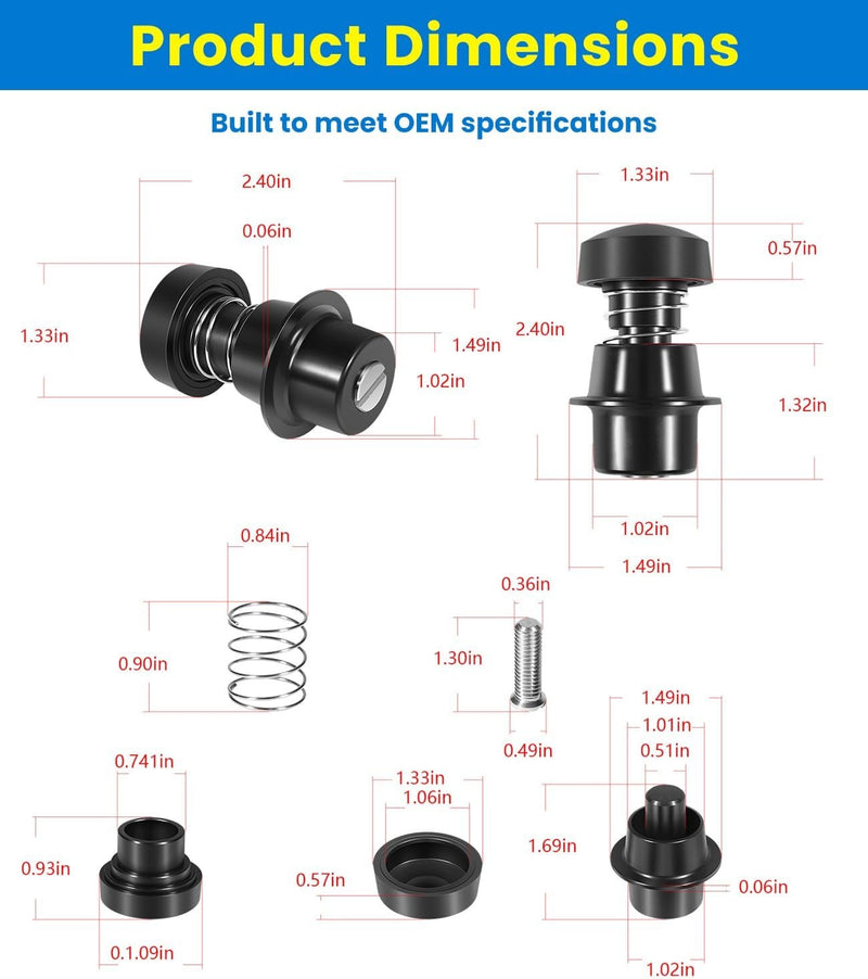 H-541-A 1" Control Stop Repair Kit for Sloan Flushometer H-700-A H-600-A