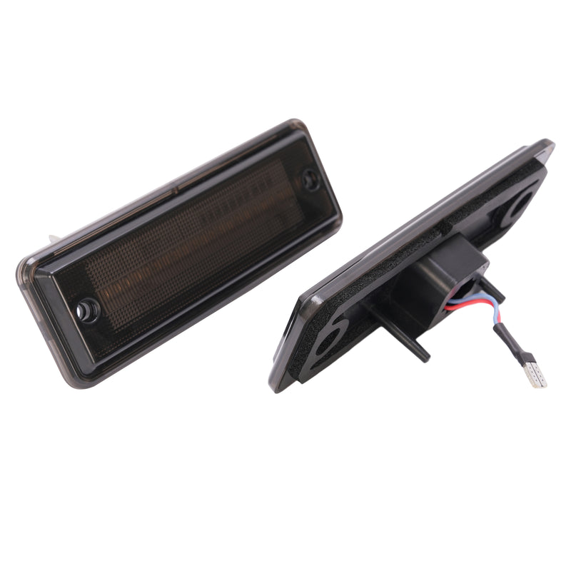 Smoke LED Front & Rear Side Marker Lights for El Camino & Caballero 1978-1987 4x