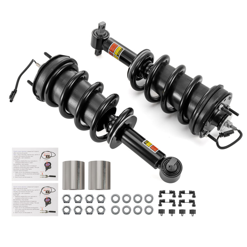 Front Strut & Rear Shock Set for GMC Sierra 1500 Denali 2015-2018 4Pcs