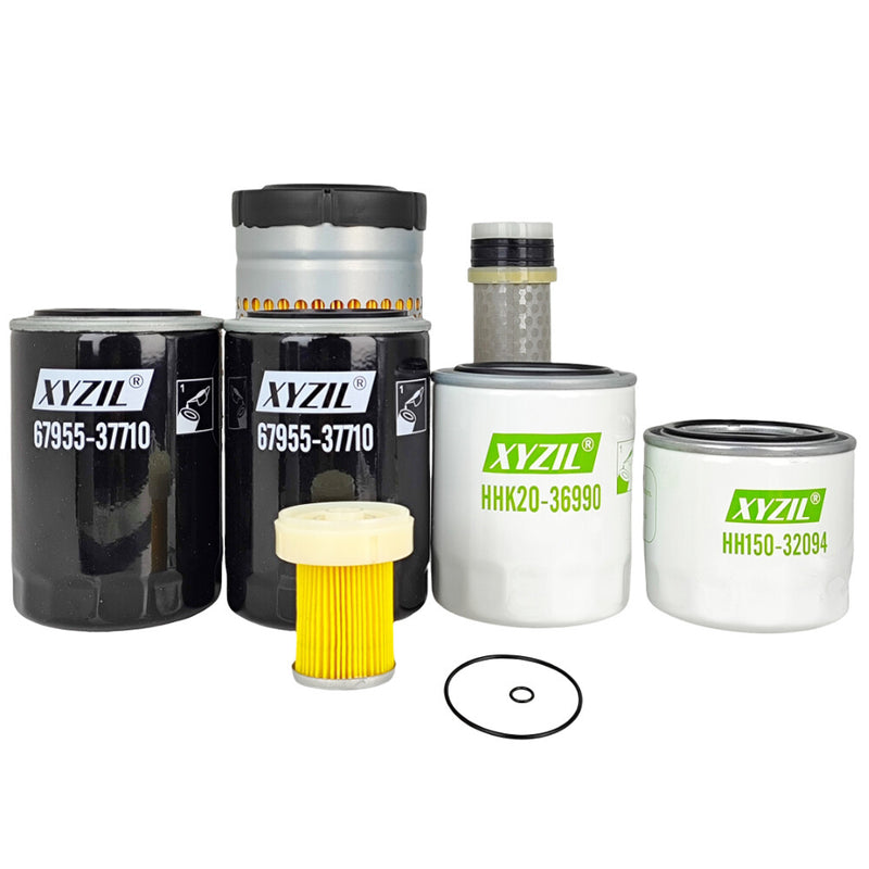 Air Fuel Hyd Oil Filter Kit for Kubota B7610HSD B7510HSD B2650HSDC B2630HSD