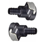 DURAFORCE 8838HF6 Universal Sprayless Marine Fuel Connector Female for 1/4 NPT 2pcs