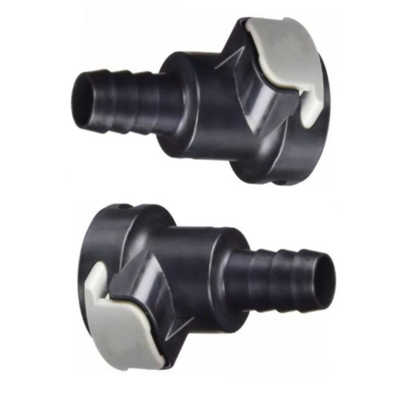 DURAFORCE 8838HF6 Universal Sprayless Marine Fuel Connector Female for 1/4 NPT 2pcs