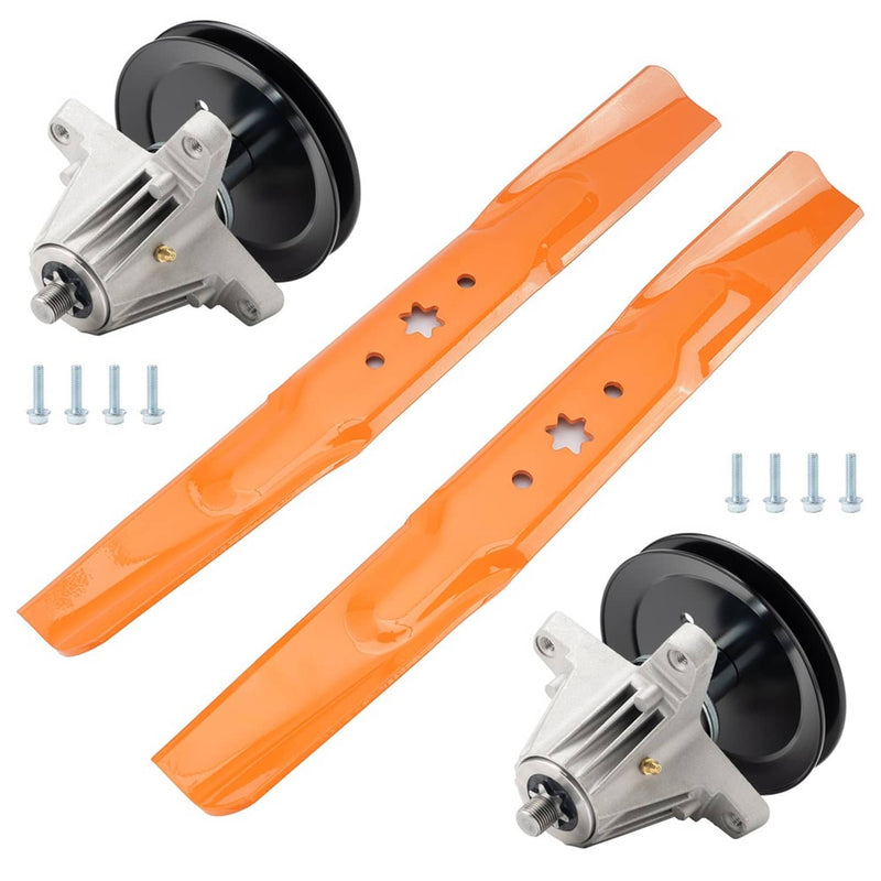 918-06976A Spindle with Pulley Blade Kit for Cub Cadet XT2-LX42 KH KW Enduro