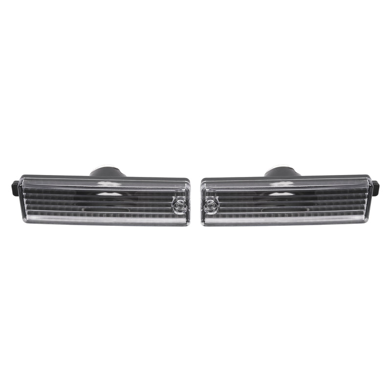 Black Side Marker Turn Signal Light Bumper Lamp for Chevy Camaro 1993-2002 4PCS