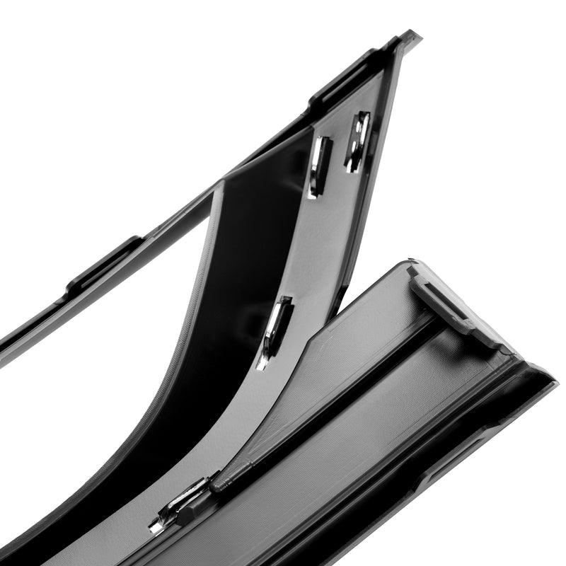 Bumper Fog Light Bezel Cover Trim for VW Passat 2012 13 14 2015 Black Pair