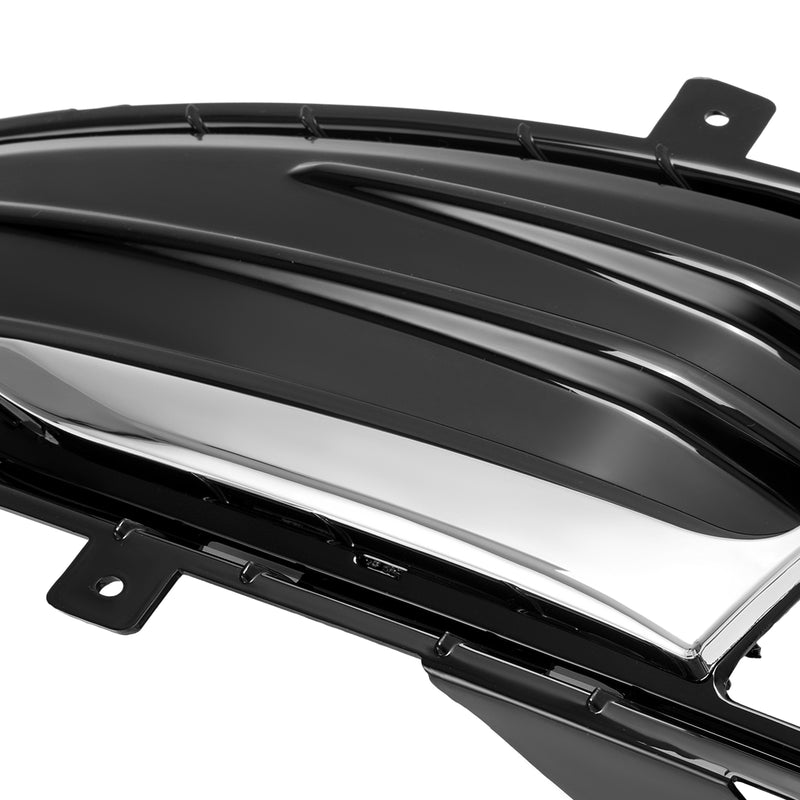 Front Bumper Fog Light Cover Bezel Driver Side for Ford Edge 2019 2020-2024 LH