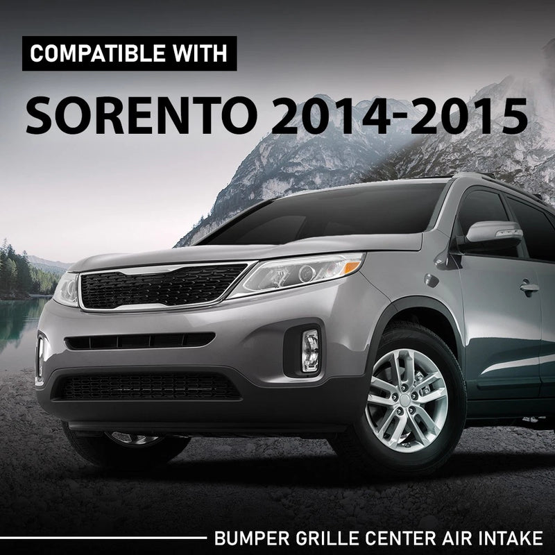 DURAFORCE NEW Front Center Air Intake Grill Molding Fit 2014 2015 KIA Sorento 865221U500