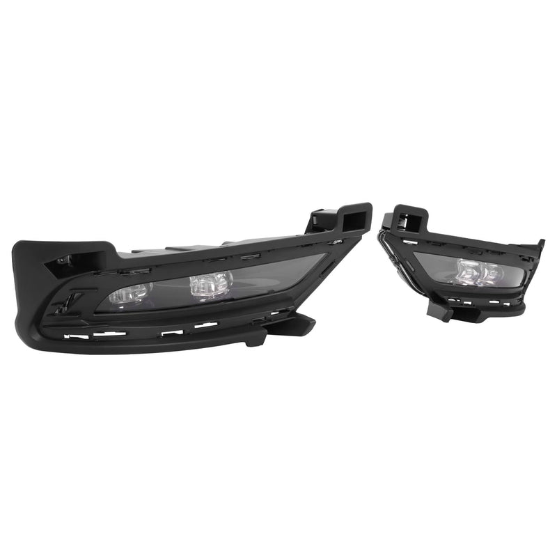 DURAFORCE LED Bumper Fog Lights Bezel Left Right Side for Chrysler 300 2015-2024