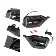 DURAFORCE Girlle & Fog lights W/Cover Bracket & Double Lights LED For 2022-2023 Subaru WRX