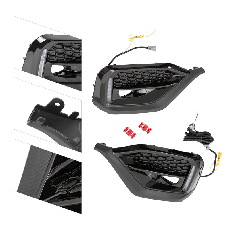 DURAFORCE Girlle & Fog lights W/Cover Bracket & Double Lights LED For 2022-2023 Subaru WRX