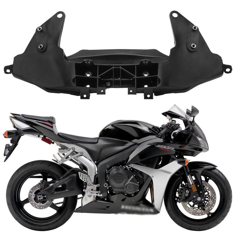 Black ABS Upper Stay Fairing Headlight Bracket for Honda CBR600RR 2007-2025
