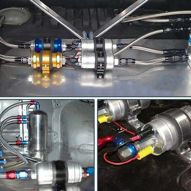 58MM Fuel Pump Single Mount Bracket External Filter Clamp Cradle