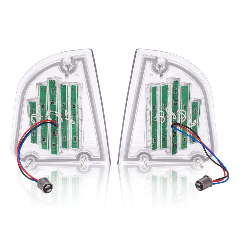 Clear LED Turn Signal Lights for Kenworth KW K300 T300 T330 T600 86-08 Pair