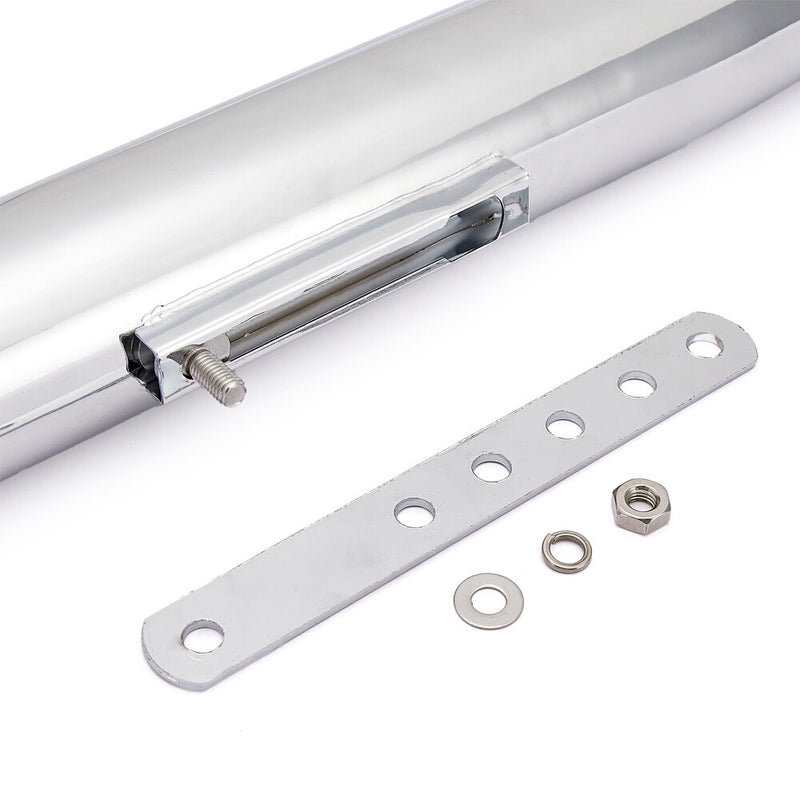 Motorcycle Exhaust Pipe Muffler Removable Silencers for Cafe Racer Bobber