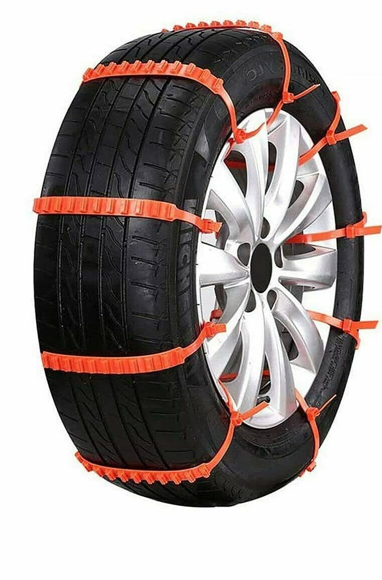 Snow Tire Chain For Car Truck SUV Anti Skid Emergency Winter Driving 20 Pcs