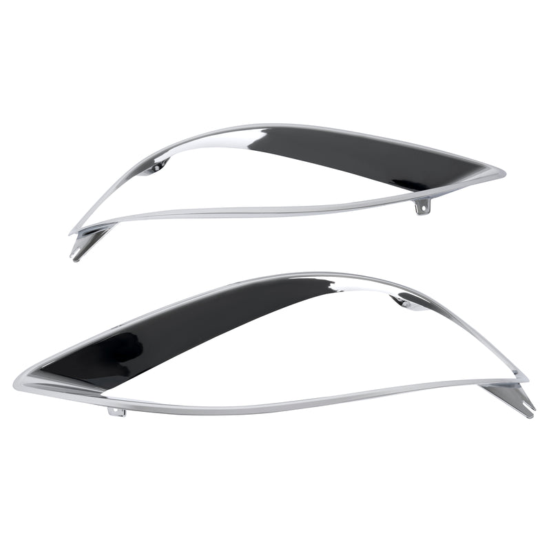 Chrome Headlight Bezel Trim Left & Right for Freightliner Columbia 2001-2017