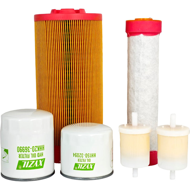 HHK20-36990 12581-43012 Maintenance Filter Kit for Kubota Outer Inner Air Fuel