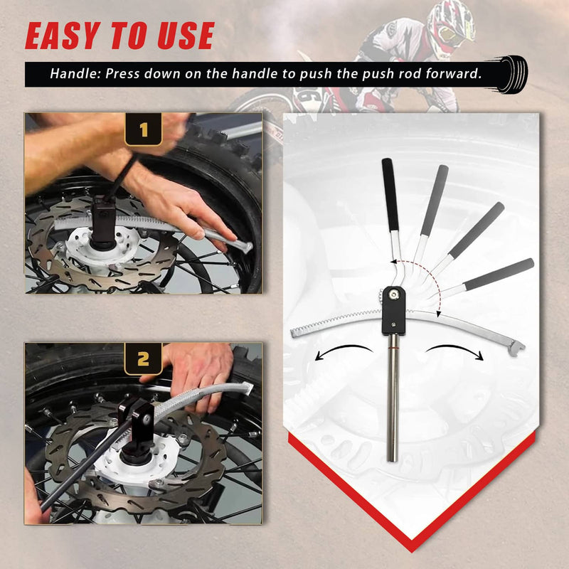 Dirt Bike Tire Changing Tool Kit for Motocross Enduro 16" to 21" 15-25mm