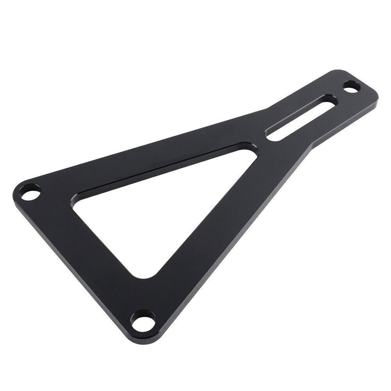 Aluminum Billet Battery Tray Hold Down Trunk Relocation Racing Mount Black