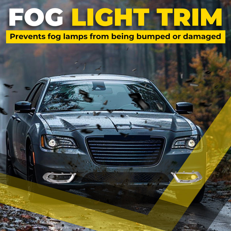 CH1038165 Fog Light Trims Driver Passenger Side for Chrysler 300 2015-2024