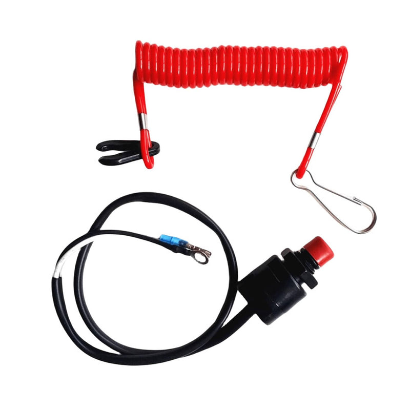 DURAFORCE 63V-82575-00 Kill Stop Switch Safety Lanyard for Yamaha Outboard 6E9-82575-02