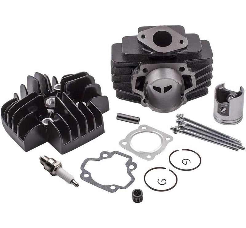 60CC Big Bore Cylinder Piston Gasket Head Top End Set for Yamaha PW50 1981-2009