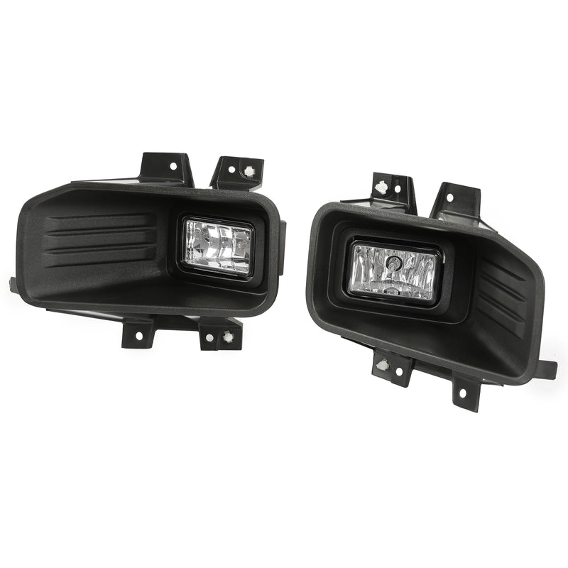 Clear Lens Halogen Fog Lights Lamps for Ford F-150 F150 2018-2020 Set Pair